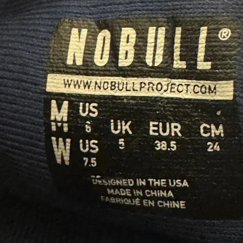 NoBull Superfabric Trainer Sneakers Blue Men 6 Women’s 7.5